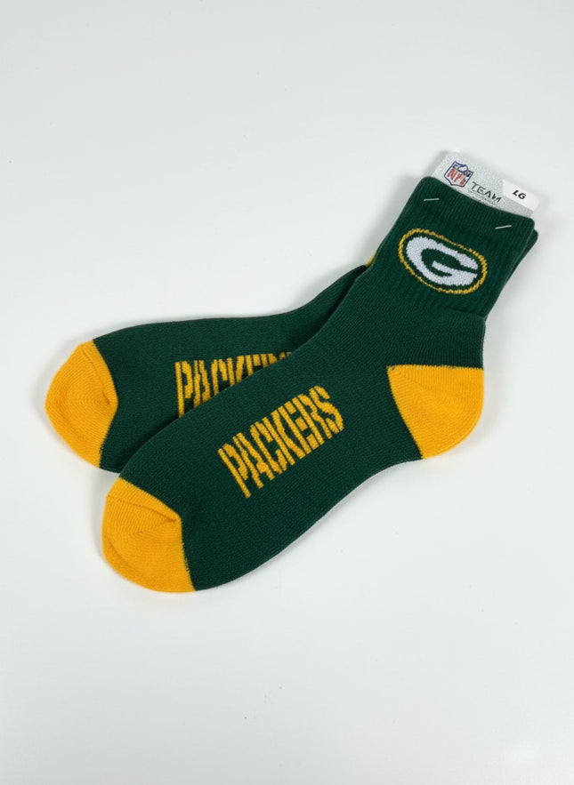Green Bay Packers Crew Socks - Large