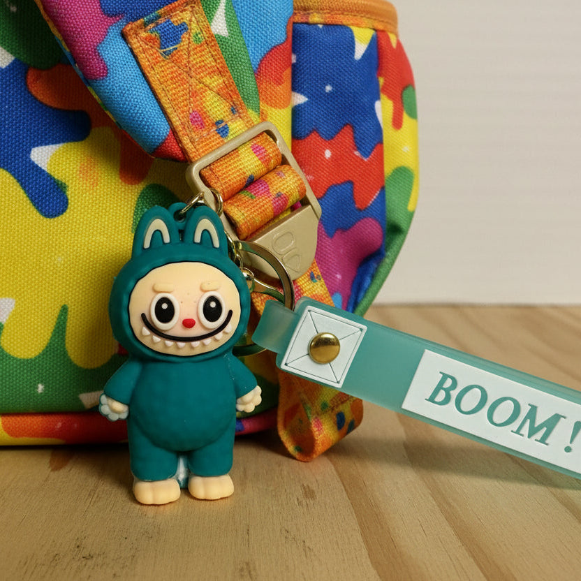 Labubu Rubber Keychains - Cute Collectible Character Keychain Gift