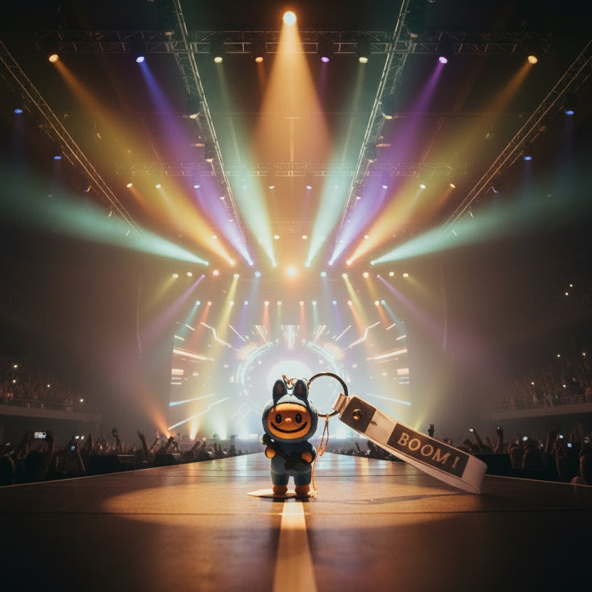 Labubu Rubber Keychains - Cute Collectible Character Keychain Gift