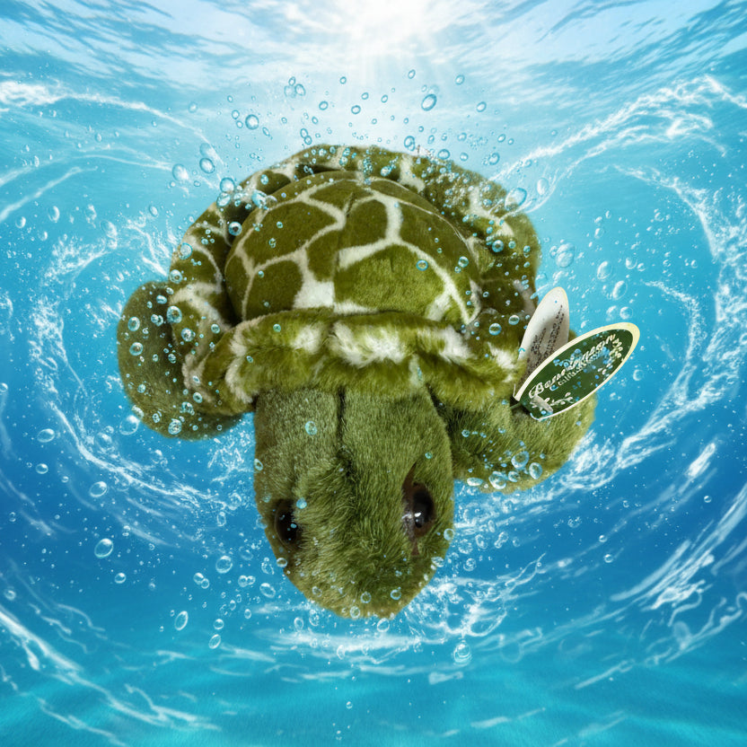 Bearington Collection Sheldon Sea Turtle Plush - 7