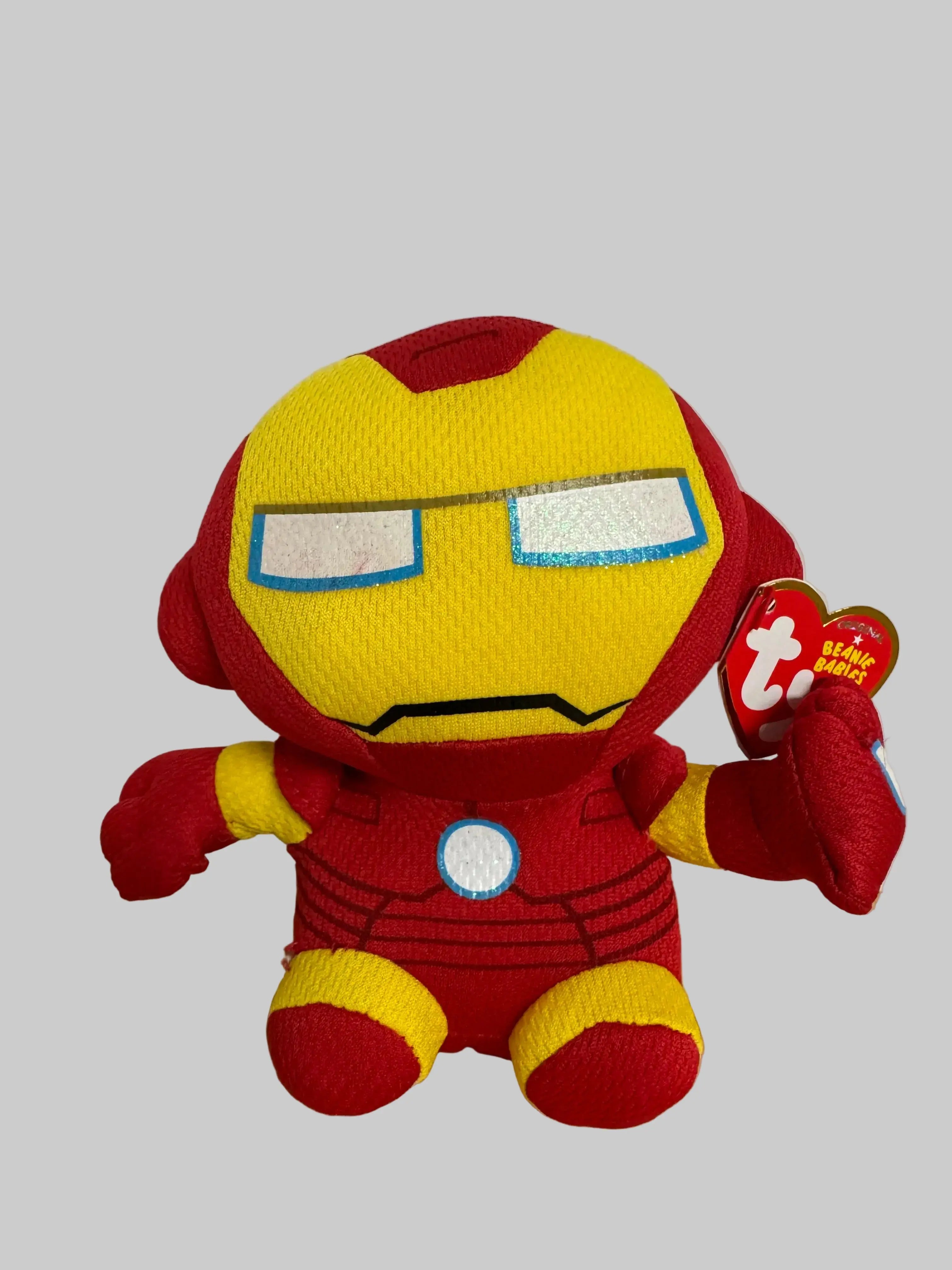 Ty Beanie Marvel's Iron Man - Officially Licensed Plush - BOGO