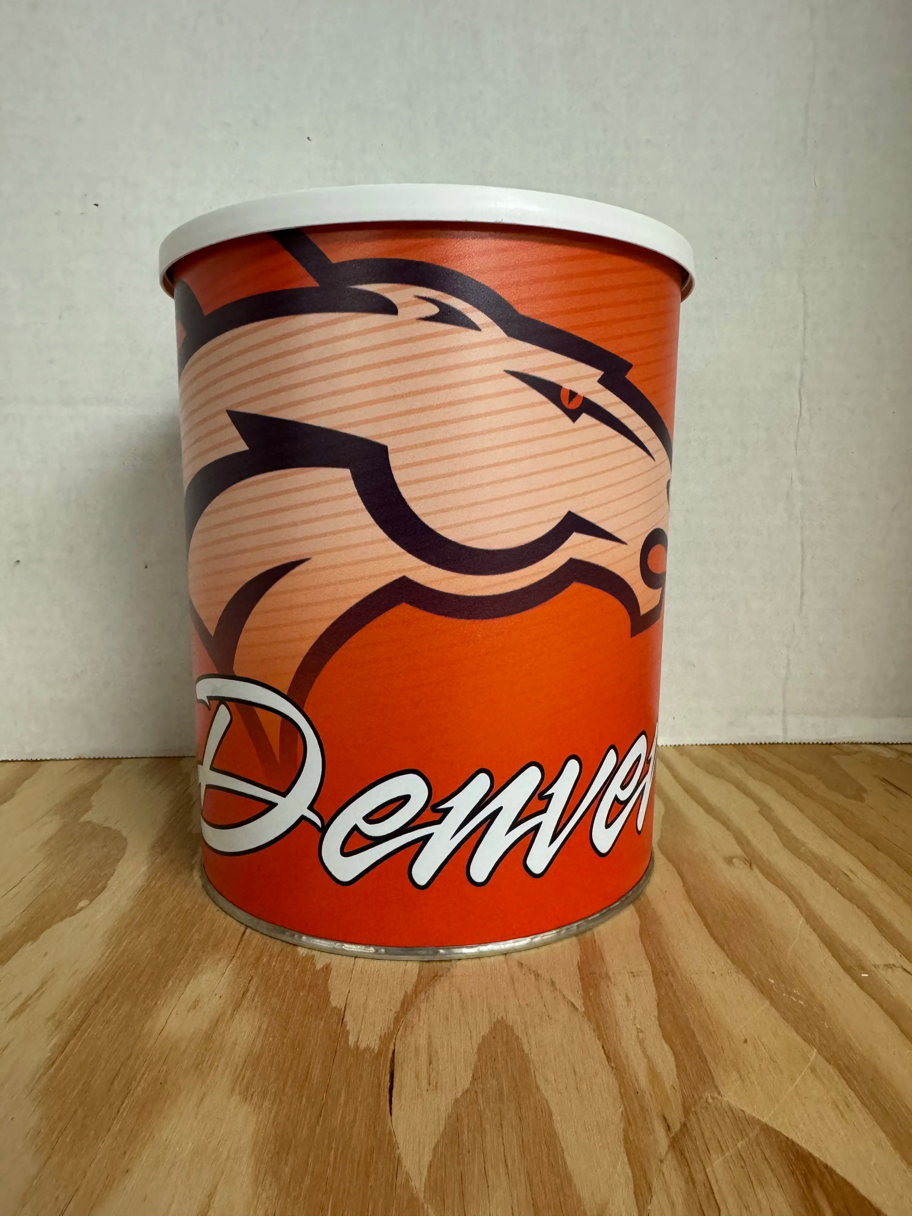 Denver Broncos 5 Qt Gift Basket - Premium Snacks & Collectible Tin