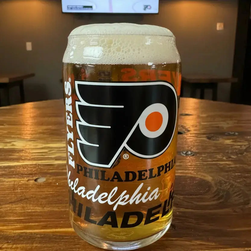 Philadelphia Flyers 16oz Spirit Pint Glass – Official Logo Brands