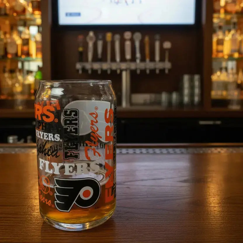 Philadelphia Flyers 16oz Spirit Pint Glass – Official Logo Brands