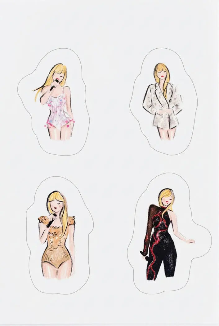Taylor Swift Art Labels | Swiftie Sticker Labels