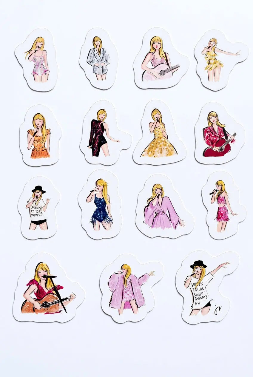 Taylor Swift Art Labels | Swiftie Sticker Labels