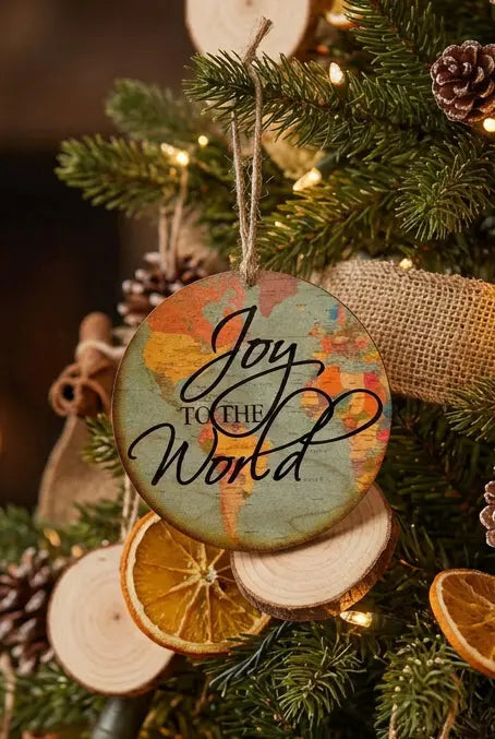 Joy To The World Holiday Ornament