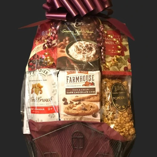 Large Wire House Gift Basket