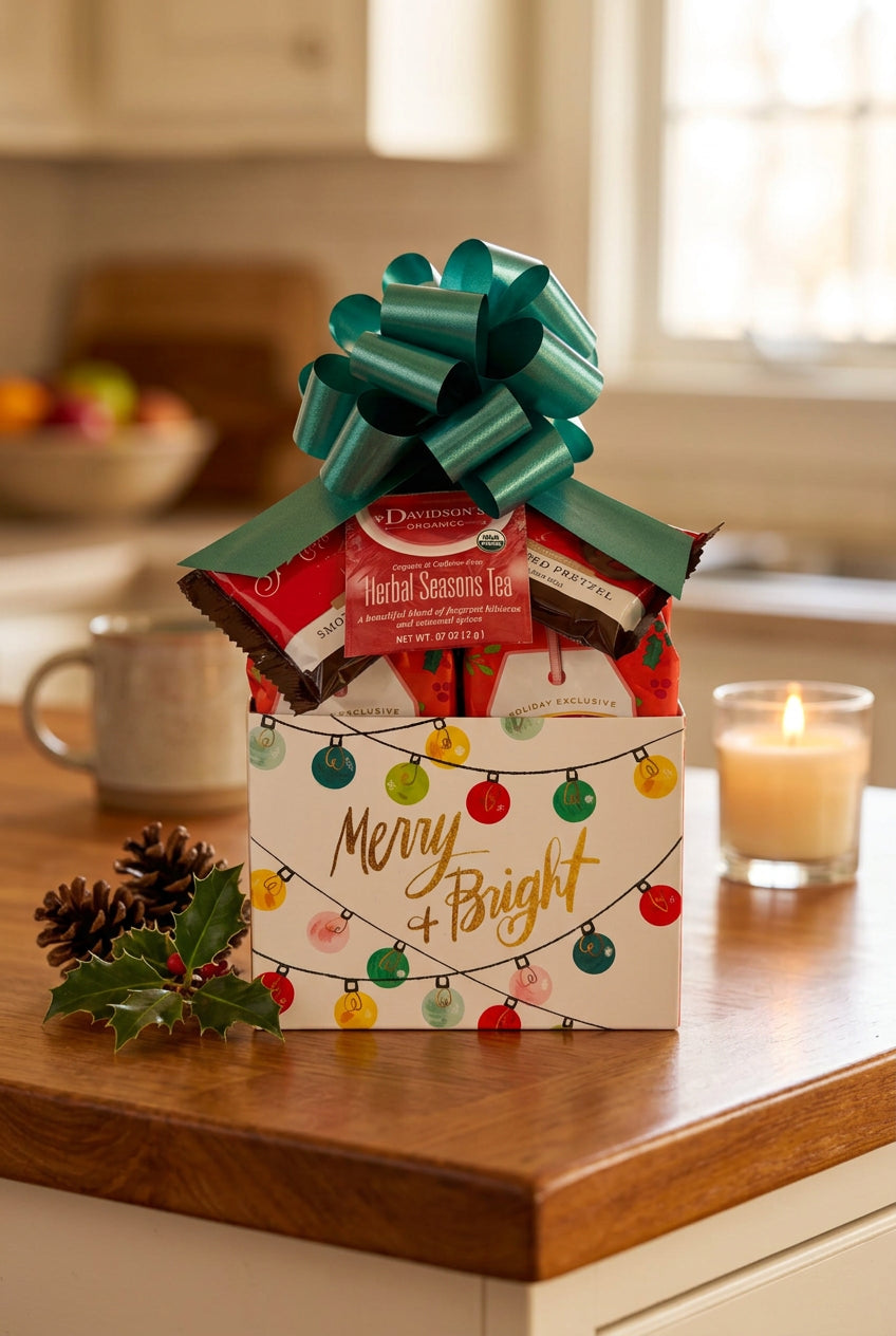 Merry & Bright Cookie Box | Small Holiday Gift