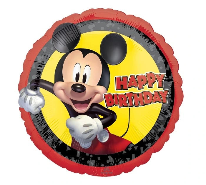 Burton & Burton - Mickey Mouse Happy Birthday Foil Balloon 17"