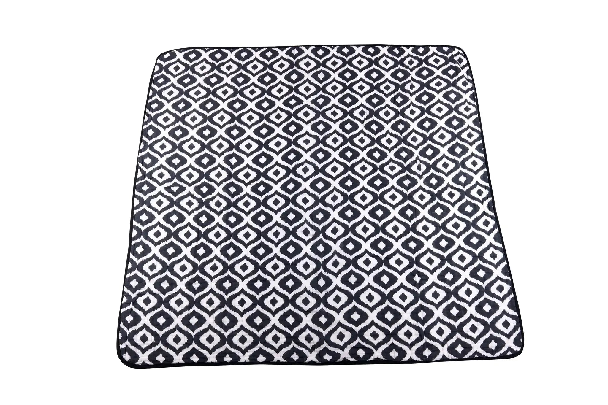 Newcastle Classics Moroccan Blue Cotton Muslin Blanket - Jenny's Gift Baskets