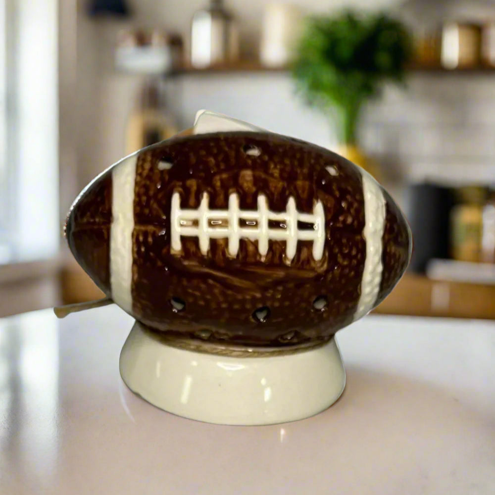 Mud Pie - Balón de fútbol americano con luces LED - Regalo de otoño