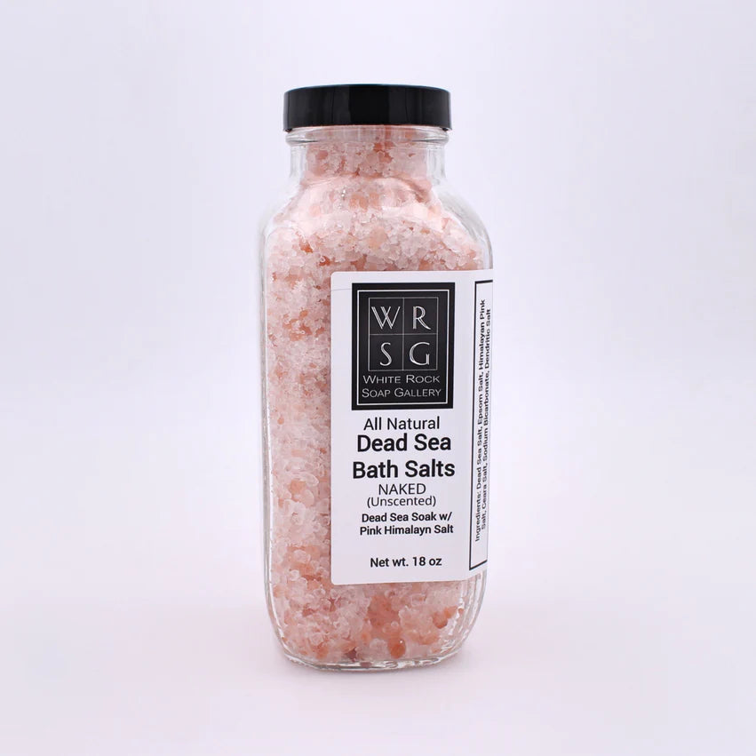 Naked (Unscented) Dead Sea Bath Salts 18oz