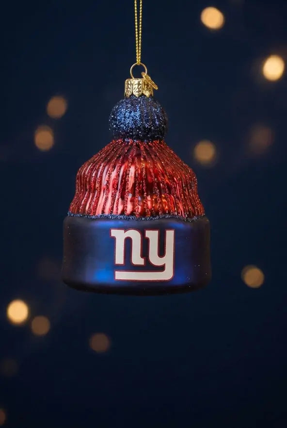 New York Giants Beanie Holiday Ornament - Old World Christmas