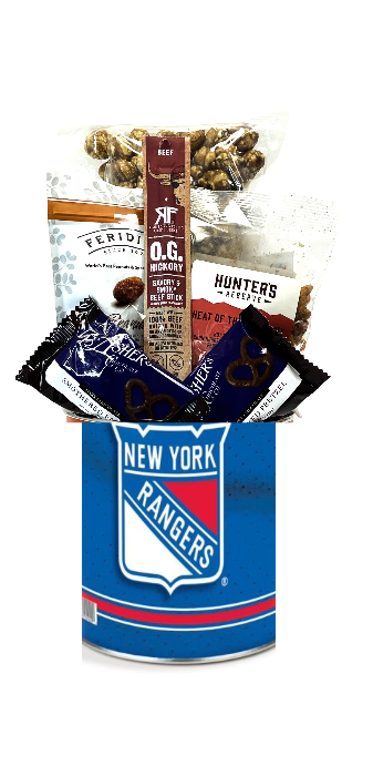 New York Rangers Gift Tin Basket