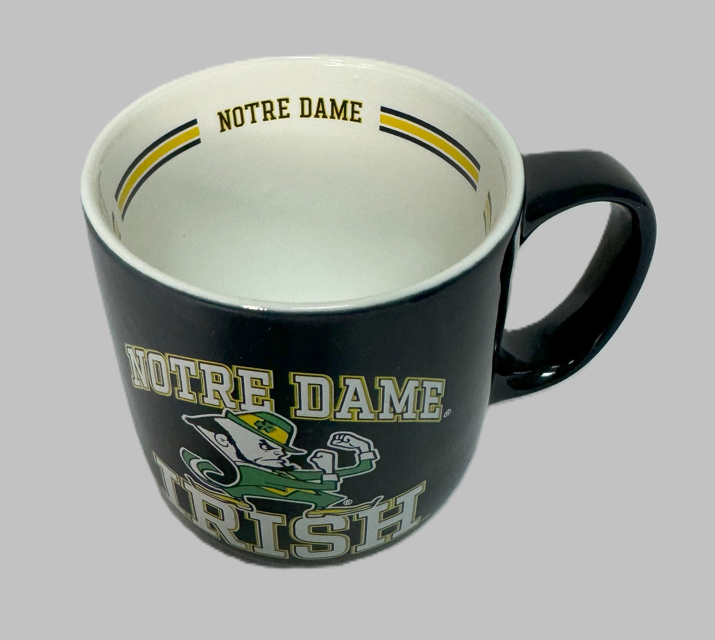 Notre Dame 15oz Striped Mug