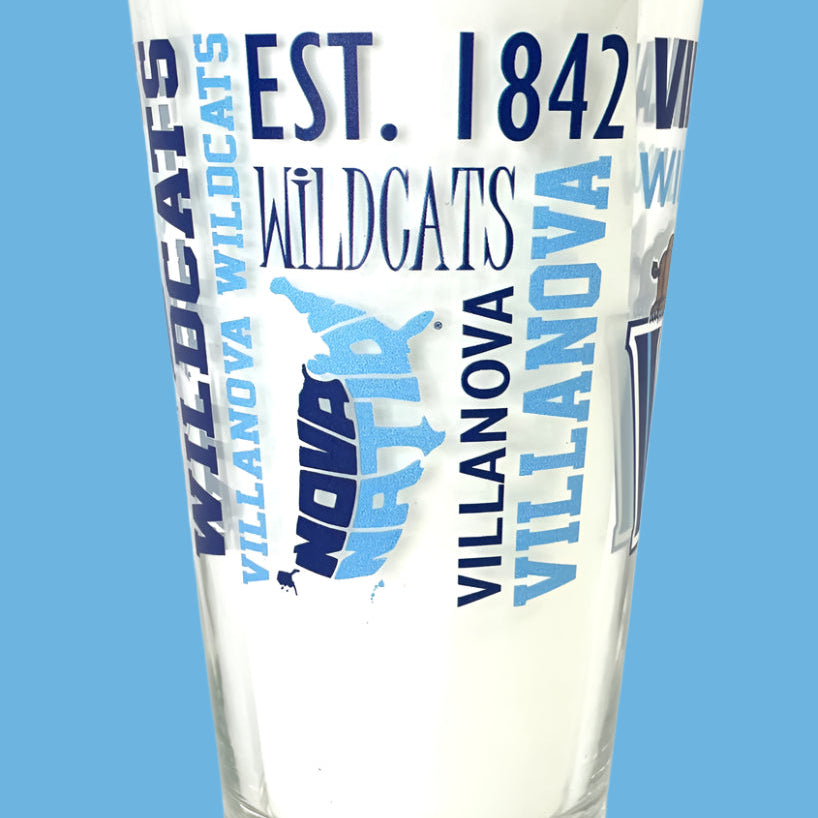 Logo Brands - Villanova Wildcats 16oz Spirit Pint