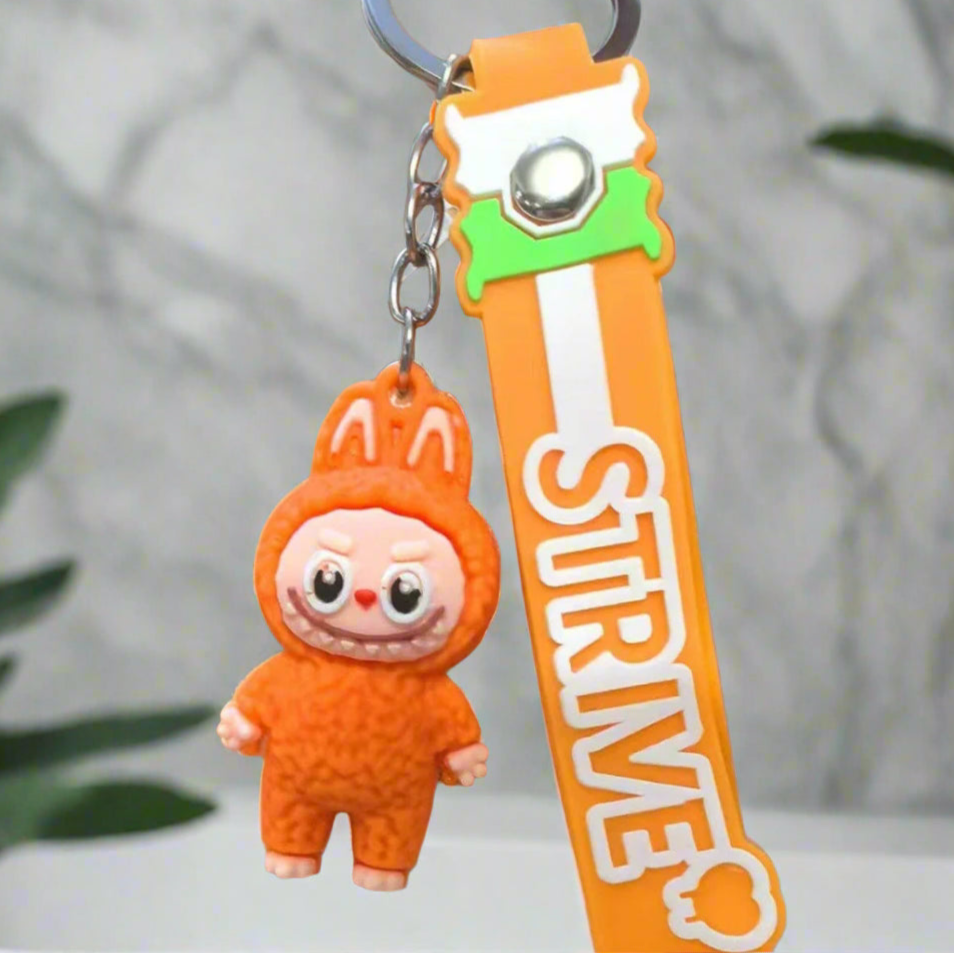 Labubu Keychain - Cute Silicone Bag Charm Pendant