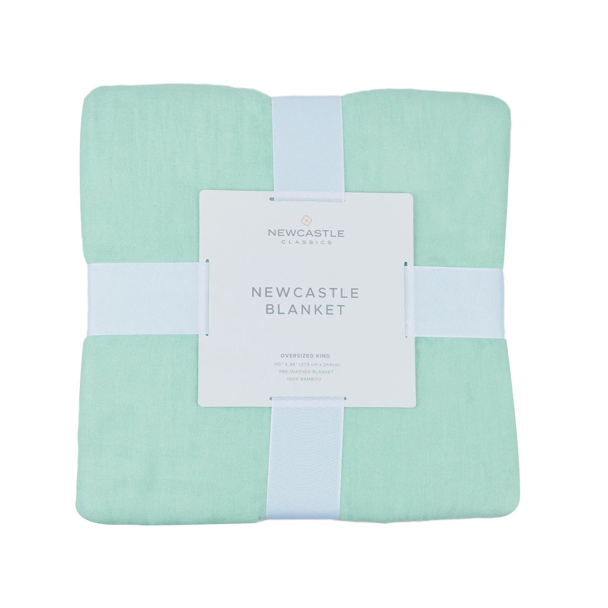 Seafoam Green Oversized King Luxury Bamboo Bed Blanket Newcastle Classics