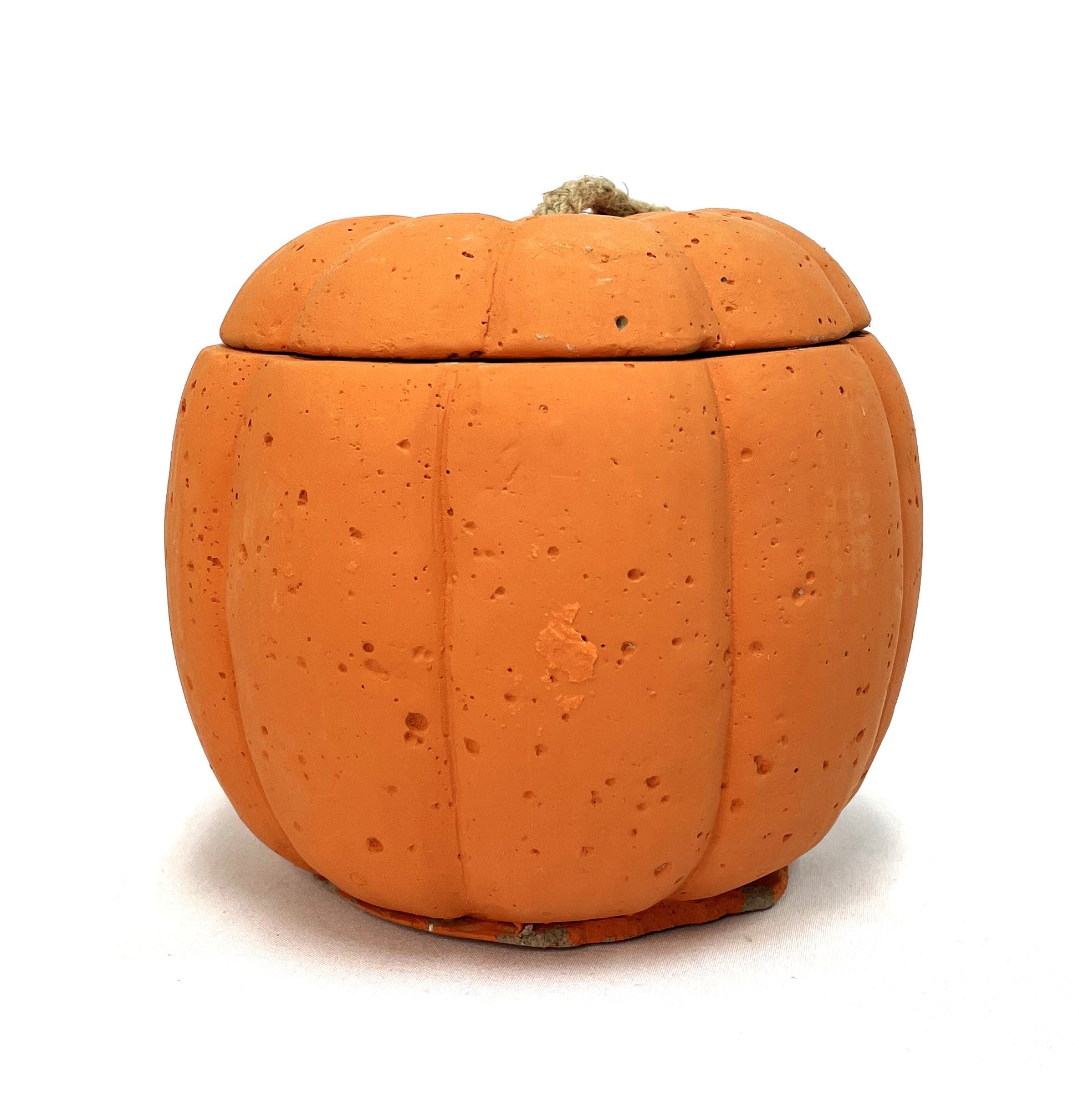 Plaster Pumpkin Décor Containers - Clearance