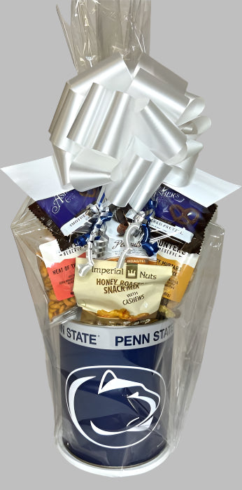 JGB Sports - Cesta de regalo metálica de los Penn State Nittany Lions - Hecha en Estados Unidos