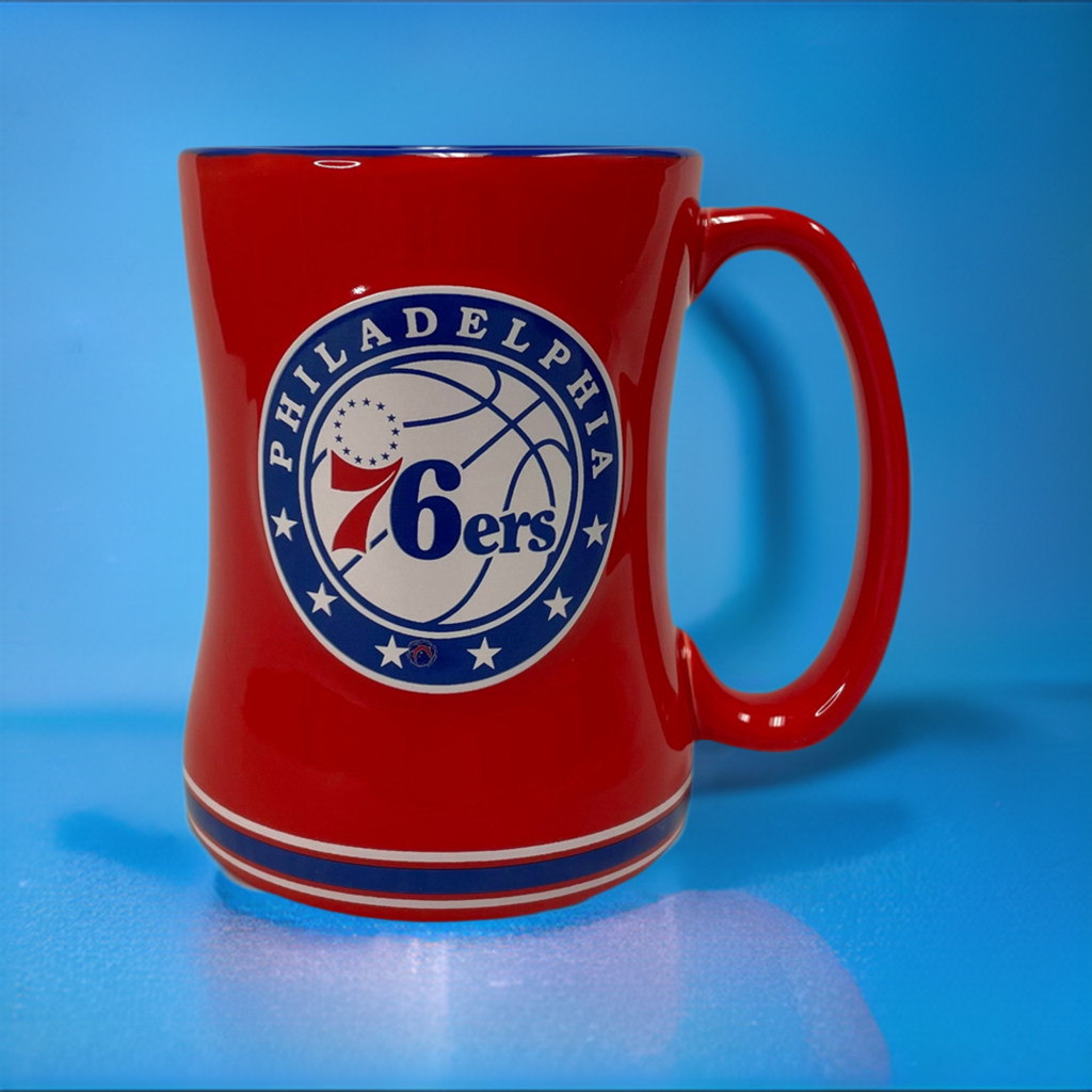 Philadelphia 76ers 14oz Relief Mug