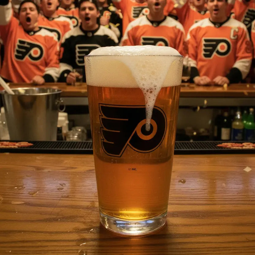 Philadelphia Flyers 16oz Spirit Pint Glass – Official Logo Brands