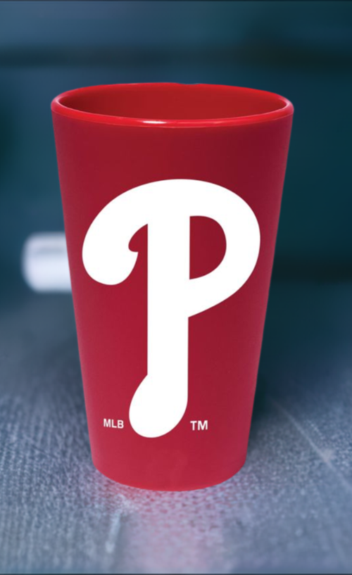 Philadlephia Phillies Red Silicone Cup