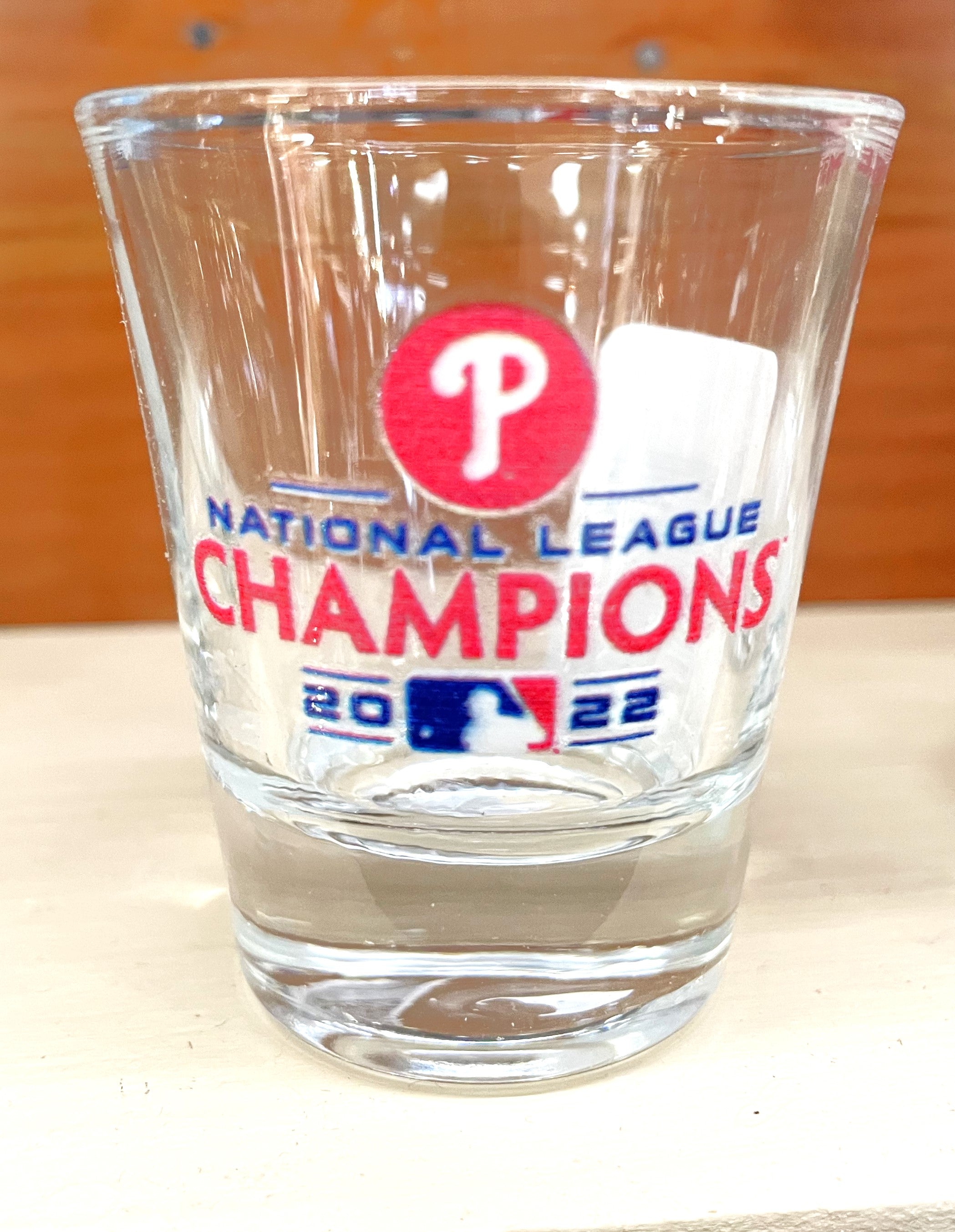 Philadelphia Phillies National League Champions 3oz Shot Glass