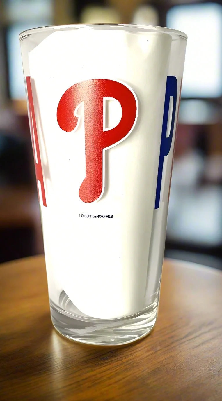 Logo Brands - Philadelphia Phillies 16oz Pint Glasses