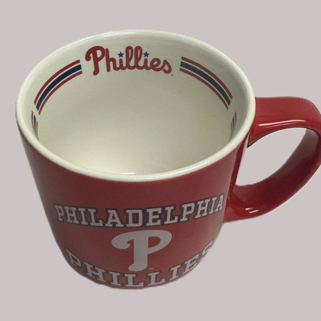 Logo Brands - Philadelphia Phillies 15oz Striped Mug