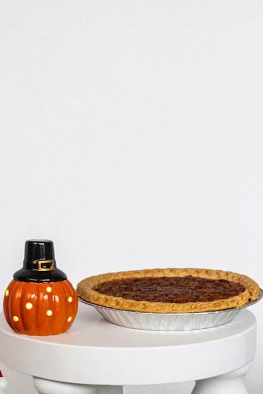 Mud Pie - Pumpkin Pilgrim Light Up Sitter