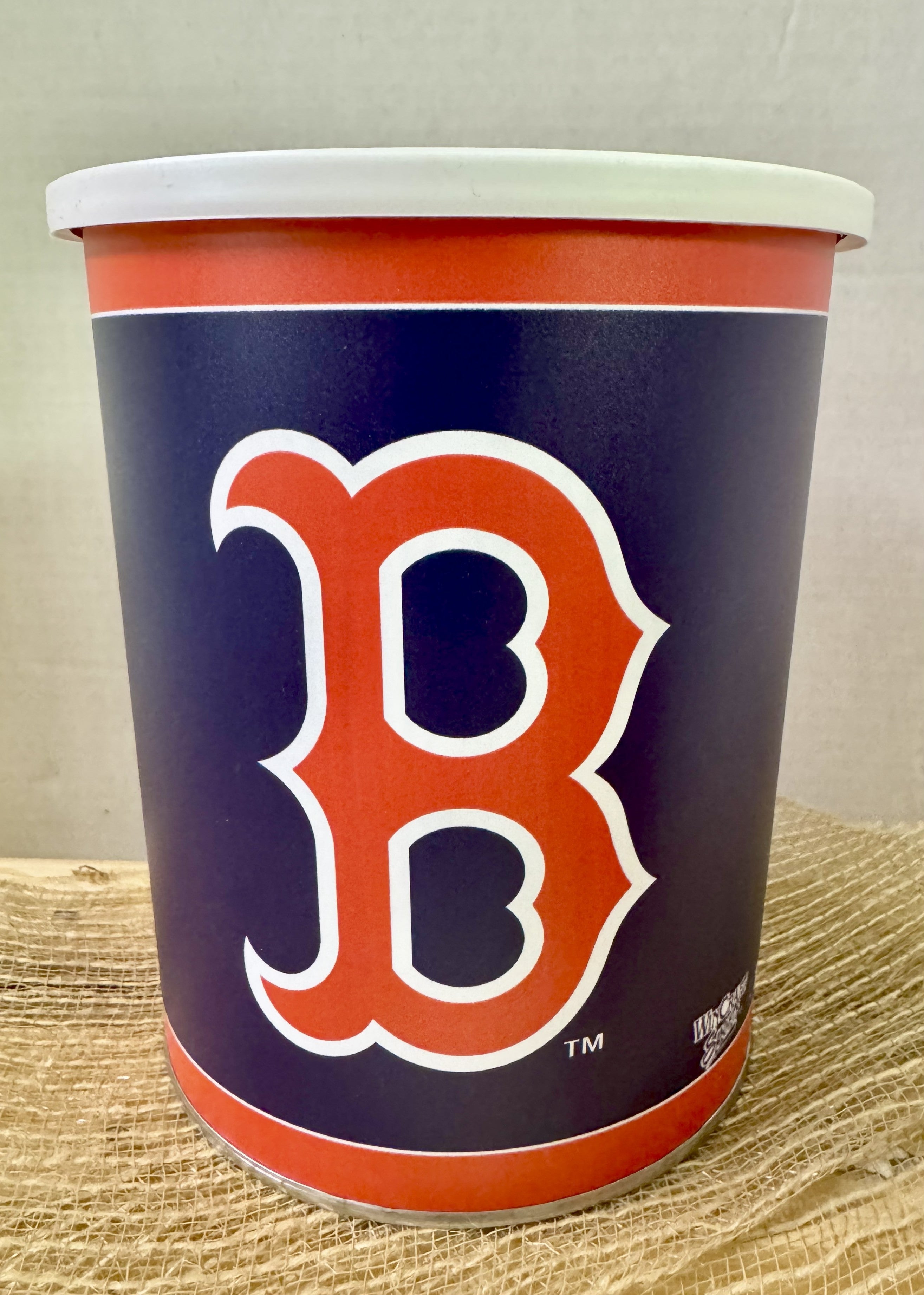 JGB Sports - Cesta de regalo metálica de los Boston Red Sox - Hecha en Estados Unidos
