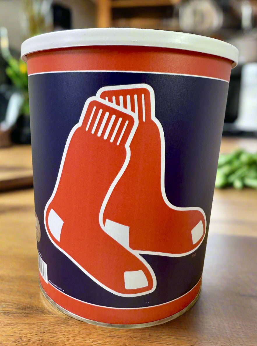 JGB Sports - Cesta de regalo metálica de los Boston Red Sox - Hecha en Estados Unidos