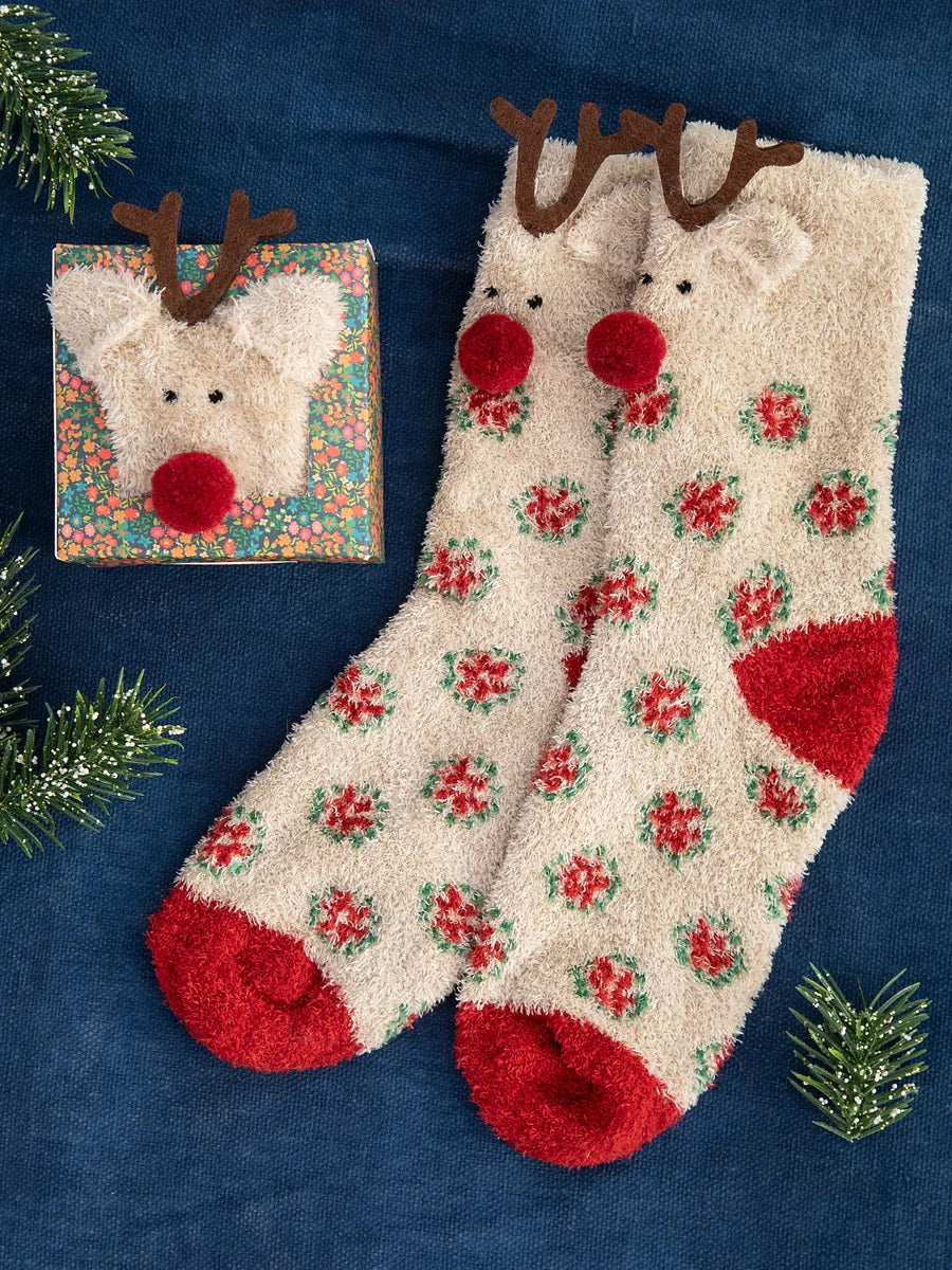 Reindeer Socks - Holiday Socks