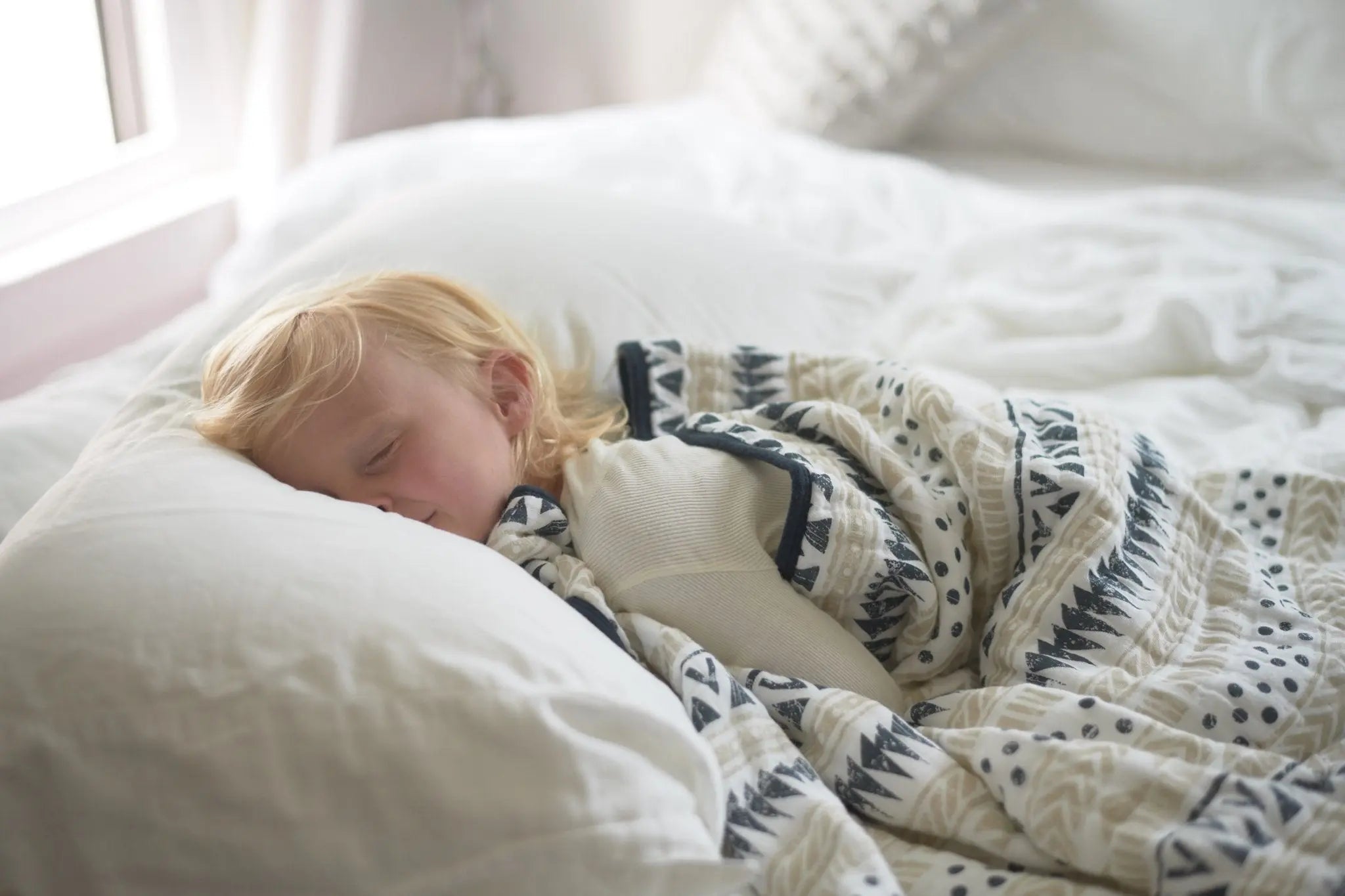 Newcastle Classics Pyramid Cotton Muslin Blanket | Jenny's Gift Baskets