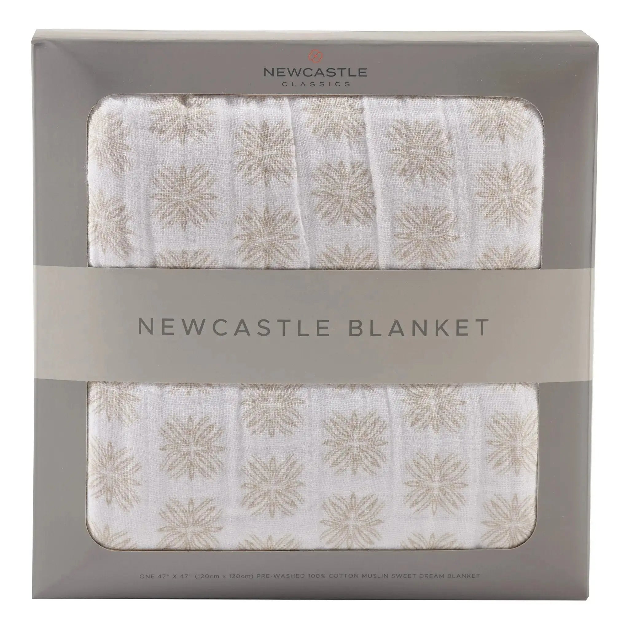 Newcastle Classics Flower Child Cotton Muslin Blanket - Jenny's Gift Baskets Newcastle Classics