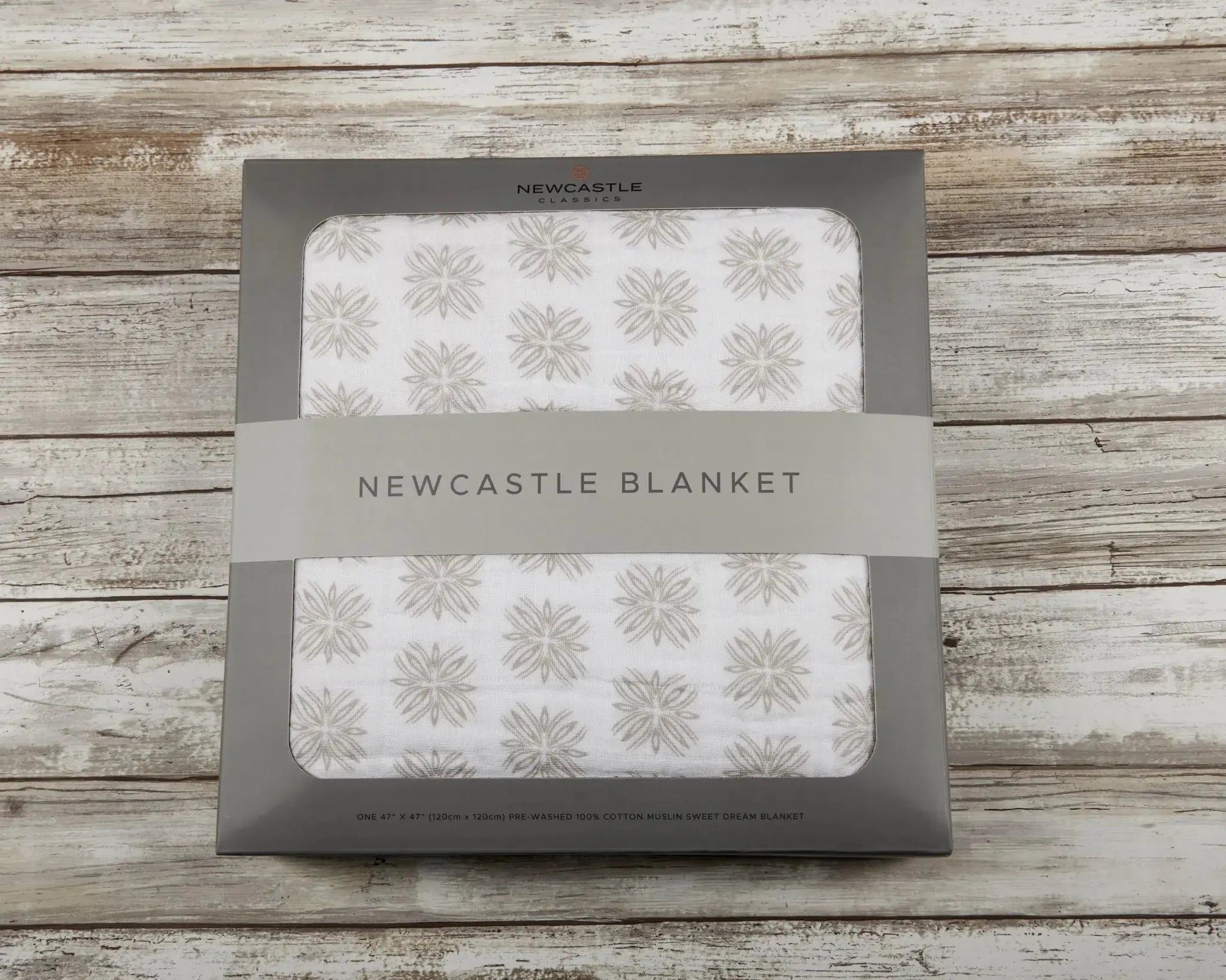 Newcastle Classics Flower Child Cotton Muslin Blanket - Jenny's Gift Baskets