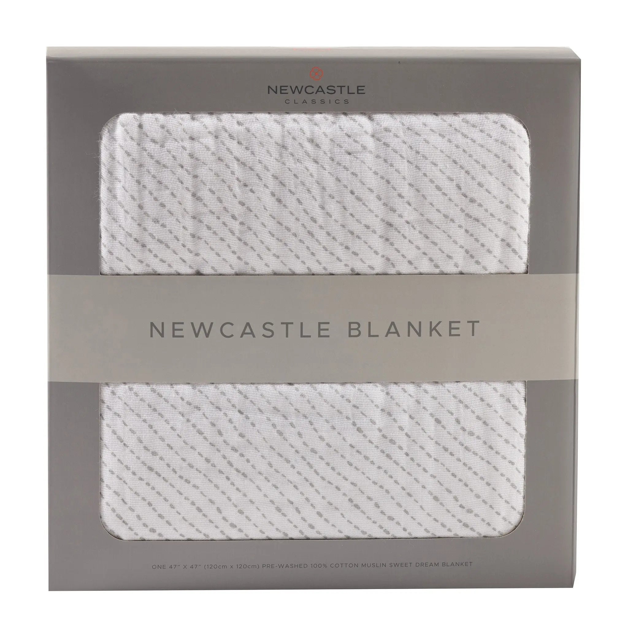 Spotted Wave Cotton Muslin Newcastle Blanket Newcastle Classics