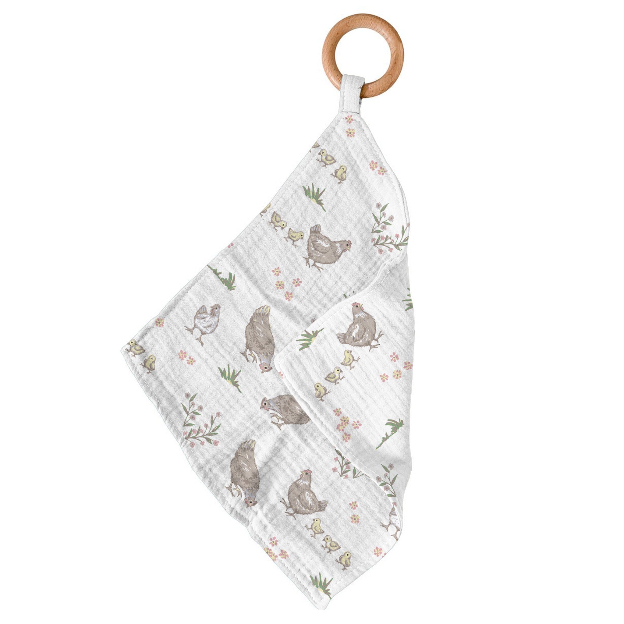 Farm Chickens Bamboo Newcastle Teether