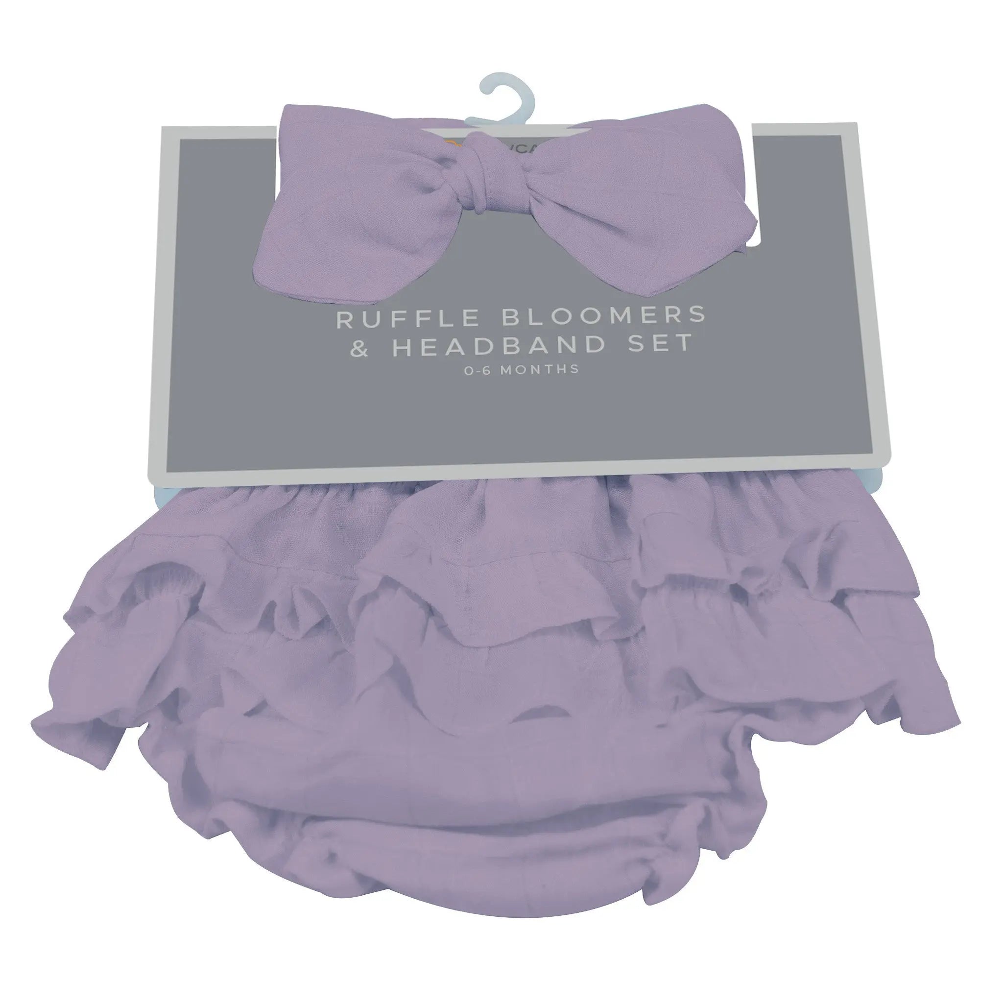 Orchid Lavender Ruffle Bloomers and Headband Set Newcastle Classics