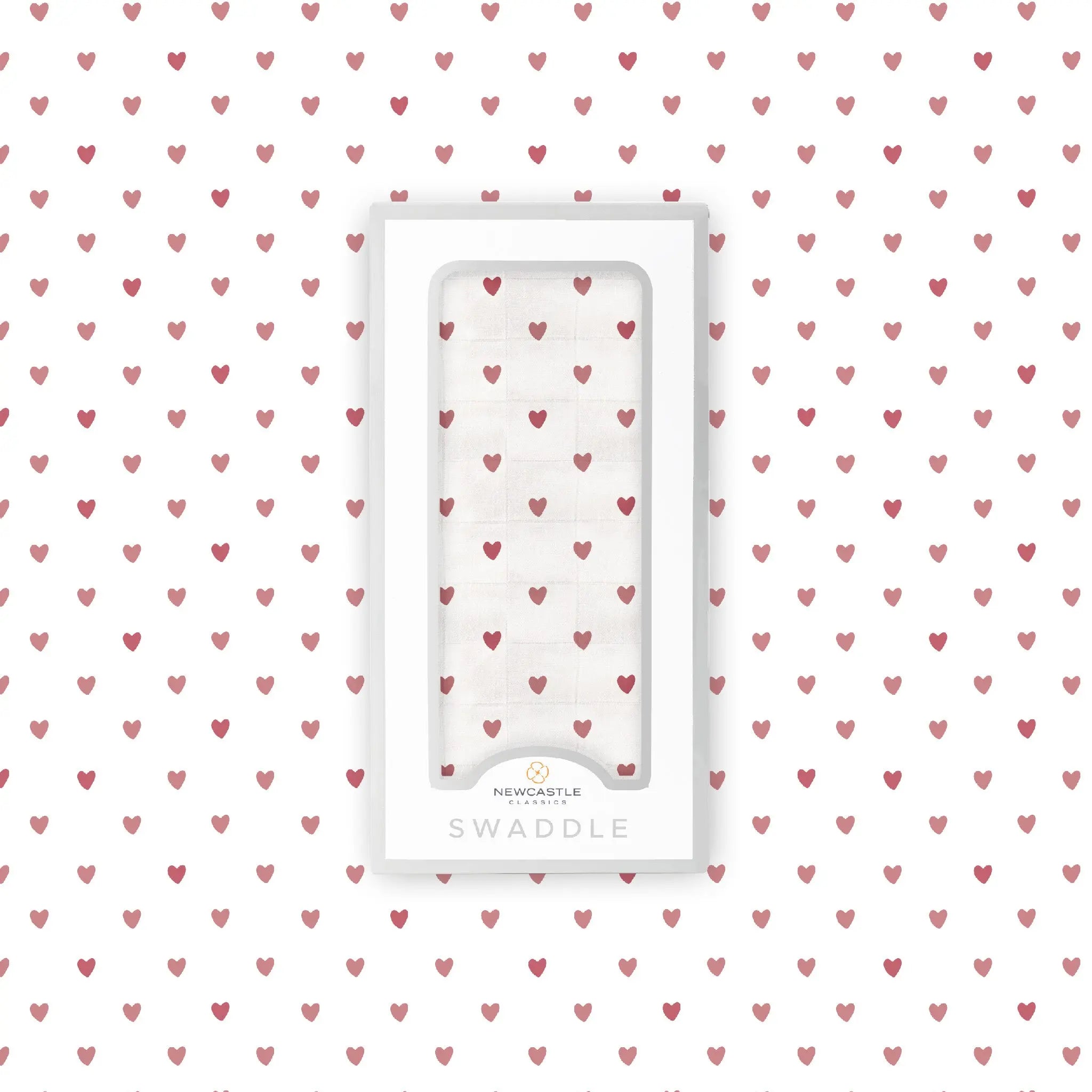 Two Hearts Bamboo Swaddle
