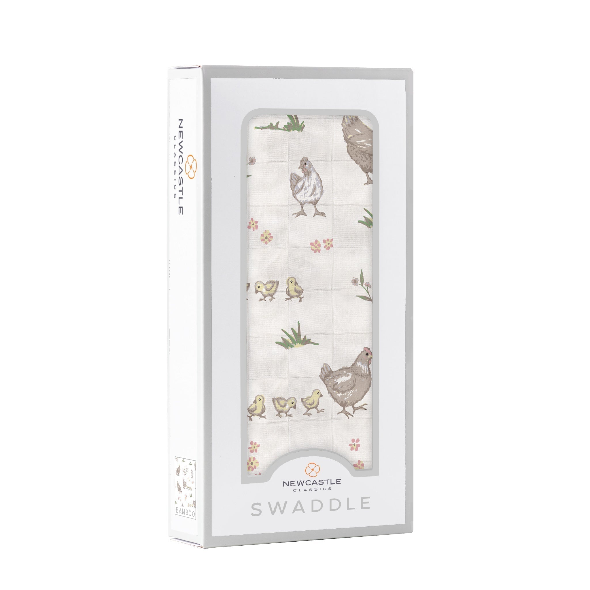 Farm Chickens Bamboo Swaddle