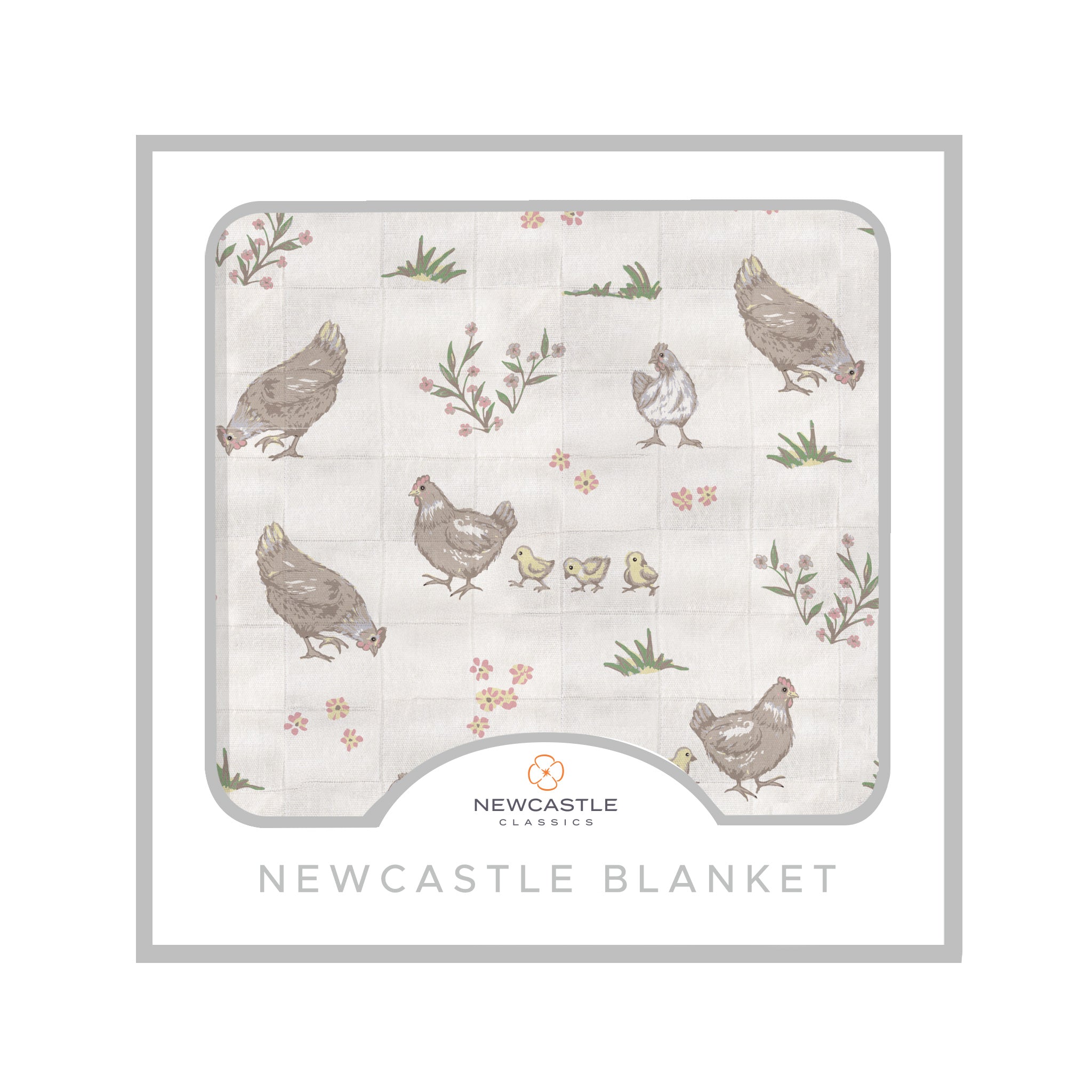 Farm Chickens Newcastle Blanket