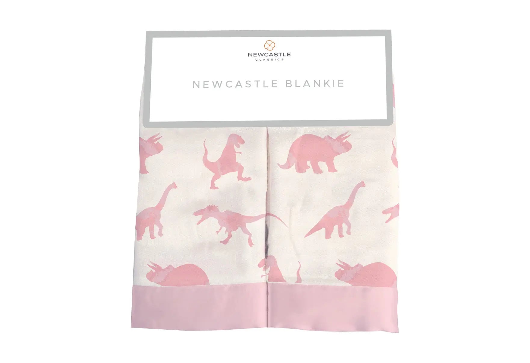 Pink Dinosaurs Bamboo Newcastle Blankie Newcastle Classics