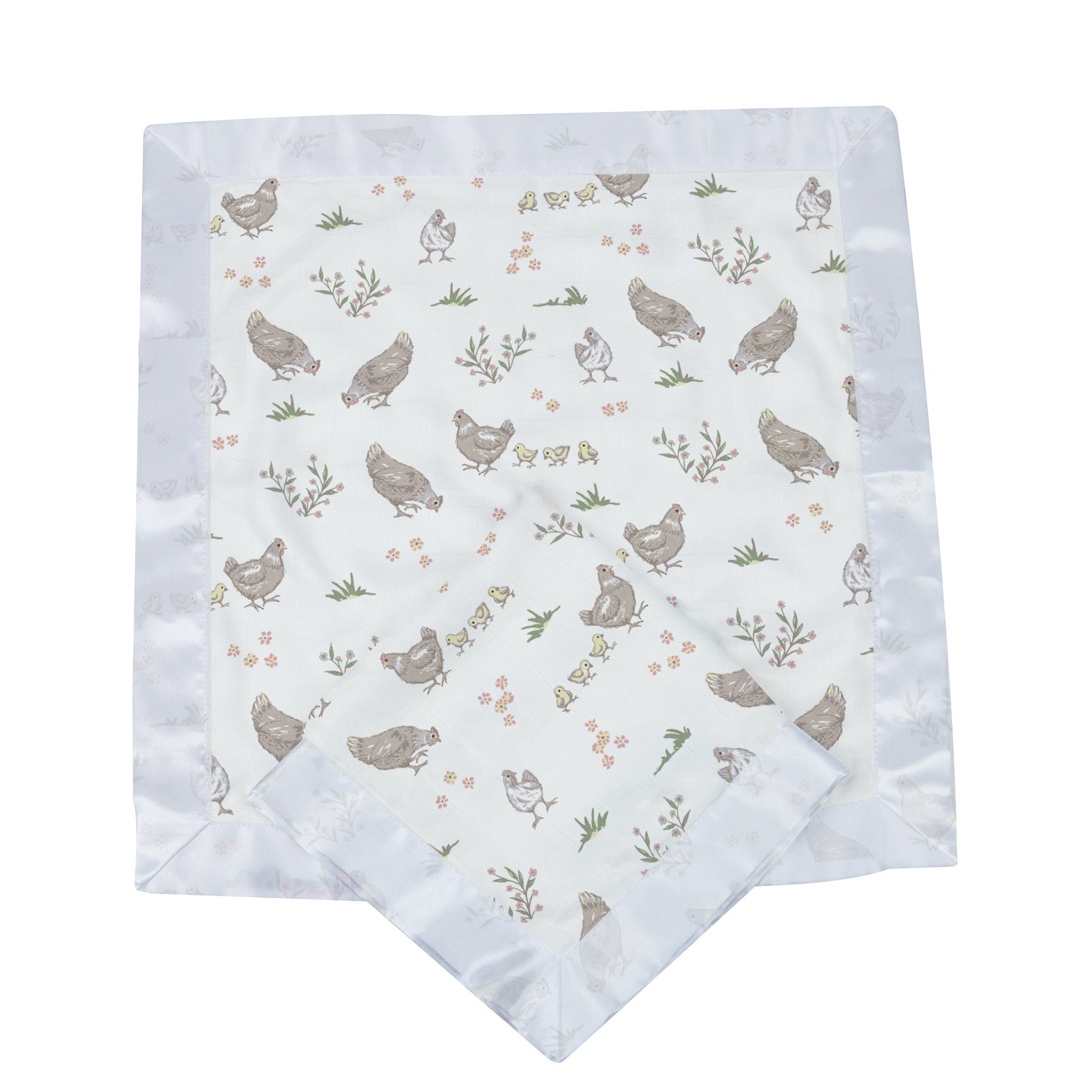Farm Chickens Bamboo Newcastle Blankie
