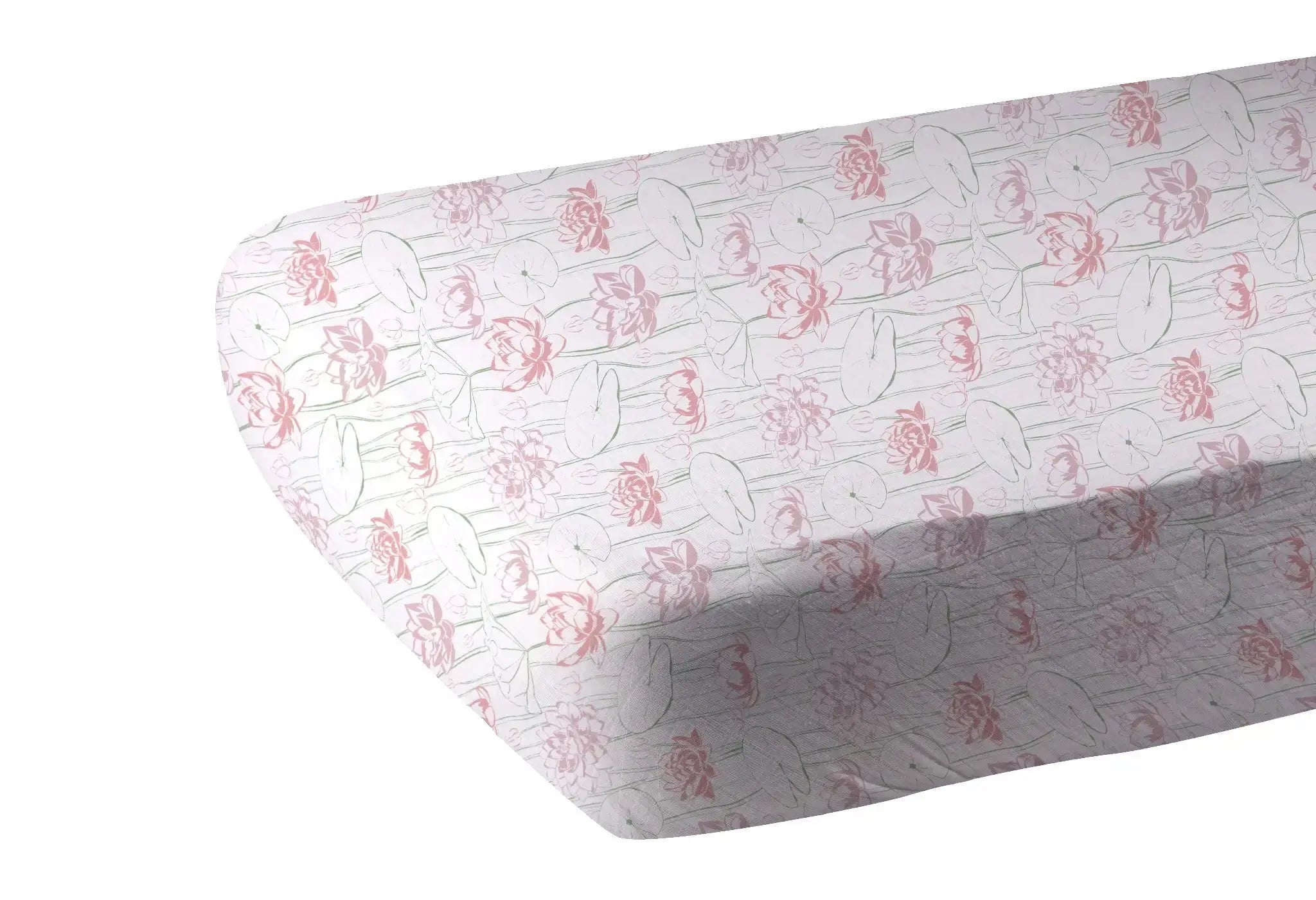 Water Lily Bamboo Muslin Crib Sheet – Baby Shower Gift
