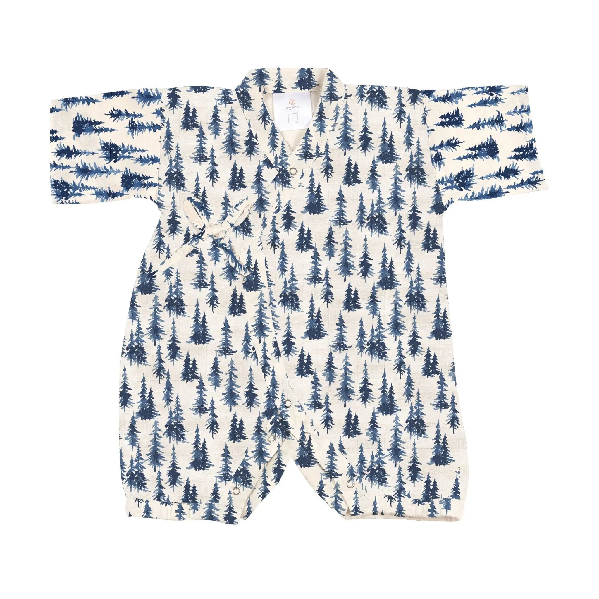 Indigo Forest Bamboo Newcastle Mini Kimono Jumpsuit Newcastle Classics