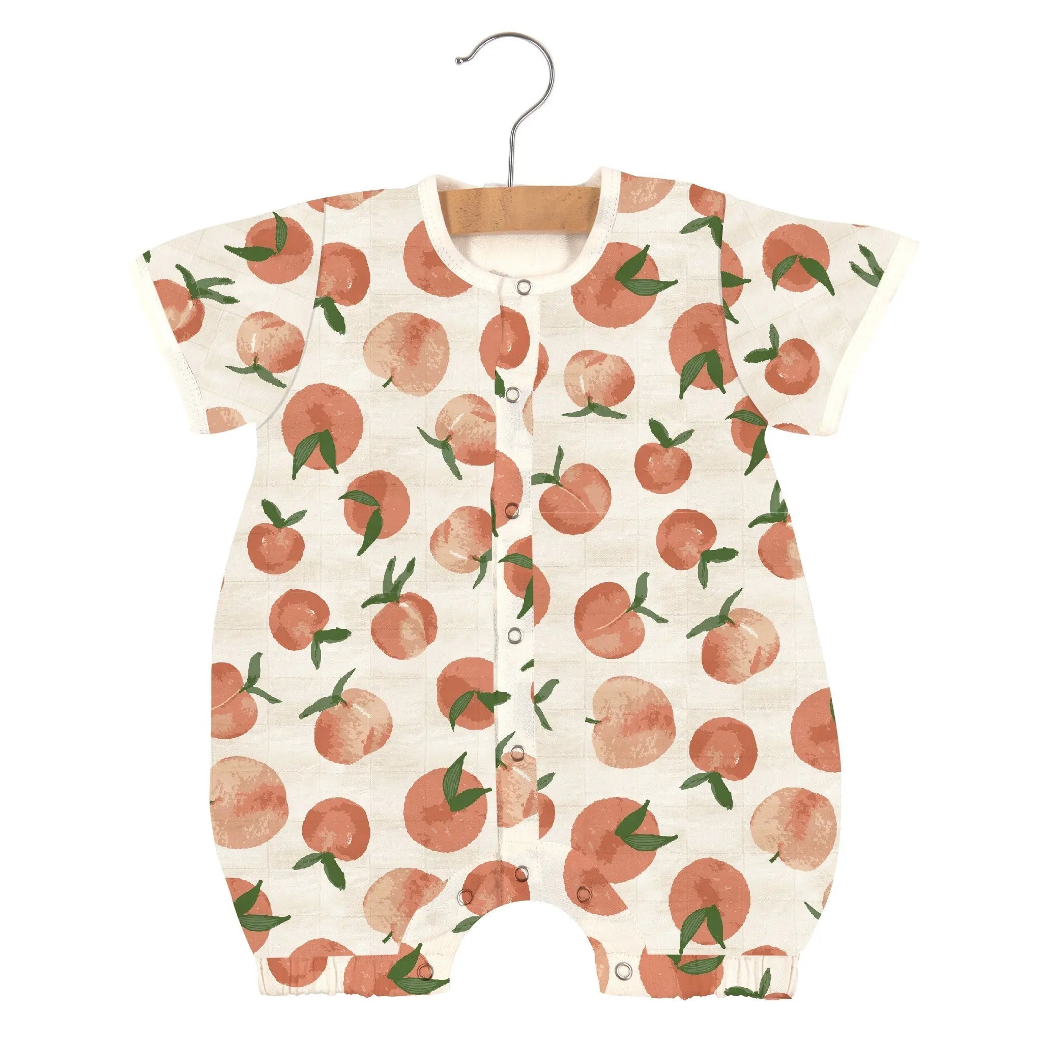 Carnelian Peaches Bamboo Newcastle Mini Romper Newcastle Classics