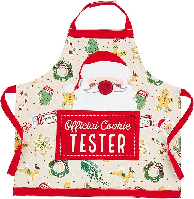 Mud Pie - Light Up Santa Apron